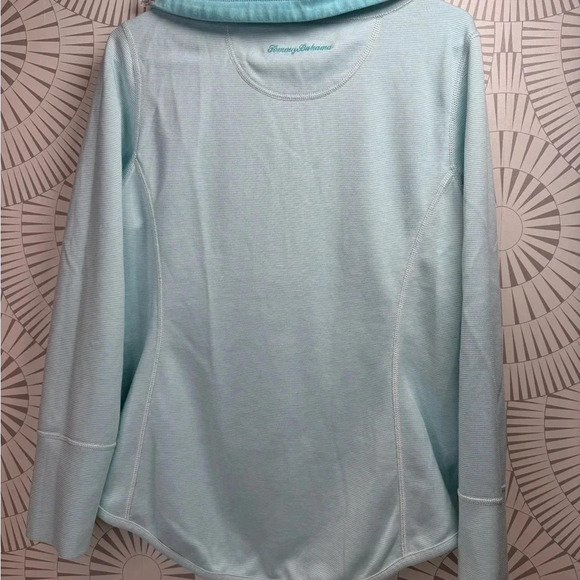 Tommy Bahama Women’s Quarter Zip Reversible Pull Over Sweatshirt Size Small - Picture 2 of 8
